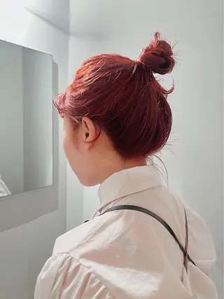 ロング カラー mei｜顔まわり ×透明感カラーのヘアスタイル