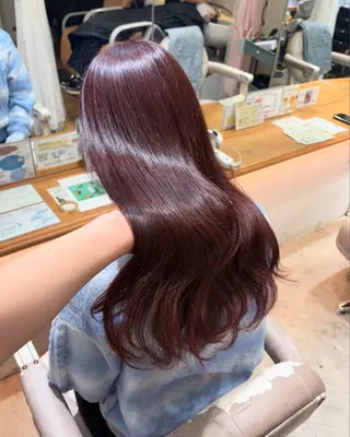 ロング カラー riho🎀 / 梅田美容室のヘアスタイル