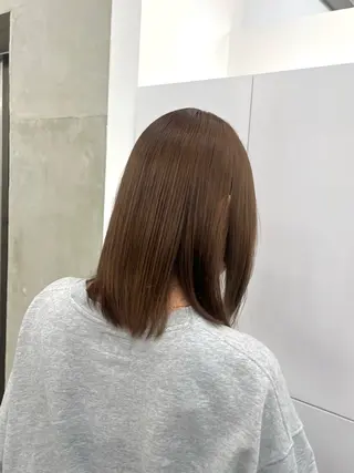 カラー くすみカラー/縮毛 ayukaのヘアスタイル