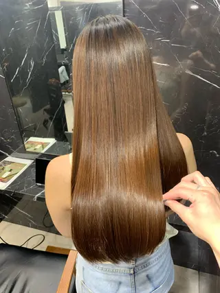 ロング 大西 魁知のヘアスタイル