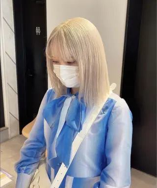 セミロング カラー ヘアアレンジ ネイル マツエク・マツパ アイブロウ hair terra ce M奈良店のヘアスタイル