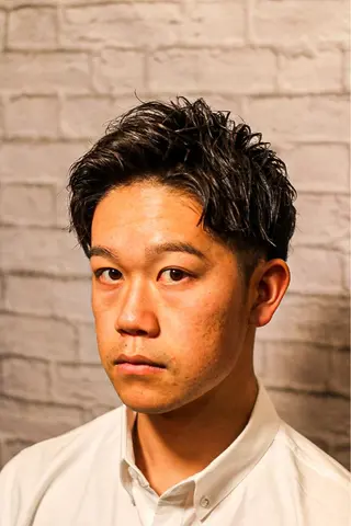 ショート メンズ 銀座マツナガ新宿野村ビル店所属・メンズカット 佐藤優菜のヘアスタイル