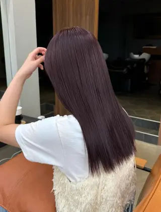 カラー ayaka/暖色 /ニュアンスボブのヘアスタイル