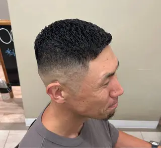 ショート パーマ メンズ 新宿メンズカット✂︎ 能戸蒼生💈のヘアスタイル