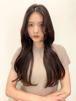 ロング 山﨑 燦人のヘアスタイル