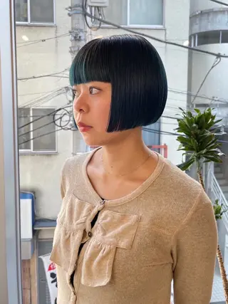 ミディアム カラー レイヤーカットとハイ トーン/HIROKIのヘアスタイル