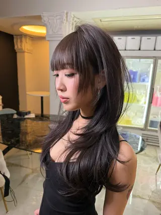 AI／原宿／ ワンカラーのヘアスタイル