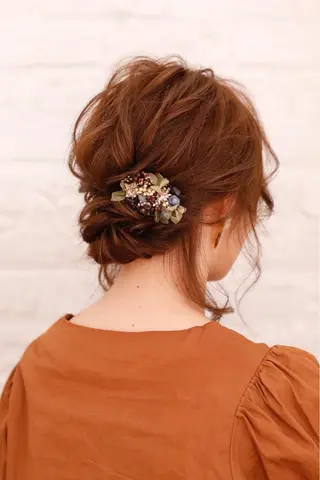 セミロング ヘアアレンジ 吉祥寺 似合 わせcut/kanaのヘアスタイル