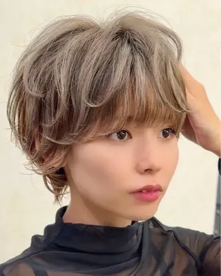 ショート カラー ショート/ボブ/ 髪質改善🍒hiyuのヘアスタイル