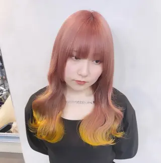 セミロング カラー JEWIL SHIBUYAのヘアスタイル