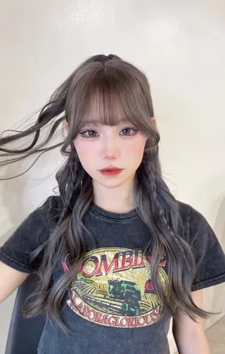 カラー amoretto 天文館店所属・amoretto kiraのヘアスタイル