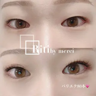 マツエク・マツパ リティーバイメルシー所属・Riti🎀 Asamiのマツエク・マツパデザイン