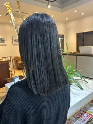 セミロング カラー 艶髪/髪質改善 yukaのヘアスタイル