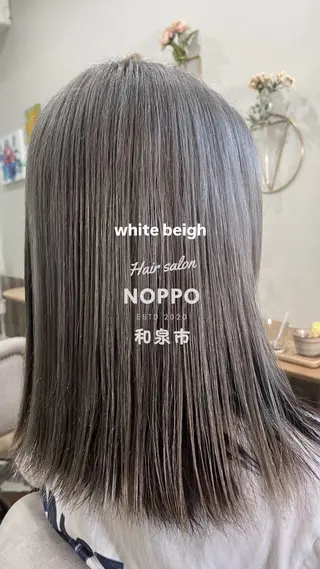 カラー noppo所属・NOPPO 和泉市 美容室／奥村　飛鳥のヘアスタイル