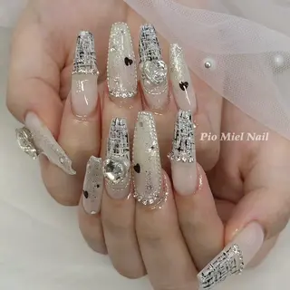 ネイル HANA 長さだしのネイルデザイン