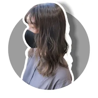 ミディアム GATE.所属・GATE. staffのヘアスタイル