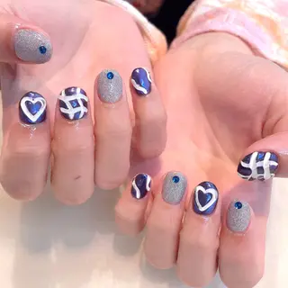 ネイル 新井 ひなののネイルデザイン