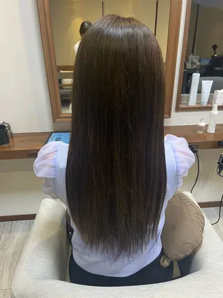 ロング 吉田 咲樹のヘアスタイル