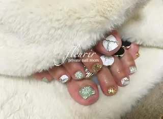 ネイル フルリール 【プライベートサロンのネイルデザイン