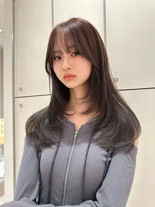 ロング レイヤーカット/高木 秀斗/メロ髪美容師のヘアスタイル