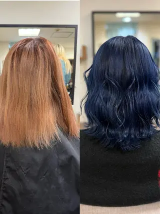 ミディアム カラー 🐺新宿manabu カットモデル募集中のヘアスタイル