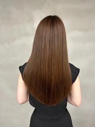 ロング カラー [透明感カラ ー🥣💕]高木愛理のヘアスタイル