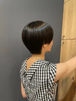ショート 中島 真里奈のヘアスタイル