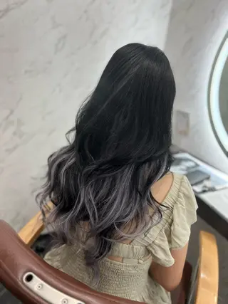 ロング 山北 優姫のヘアスタイル