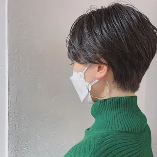 ショート カラー パーマ eyl ~ｴｲﾙ~所属・赤味消し髪質改善特化 🫧eyl西梅田🫧のヘアスタイル