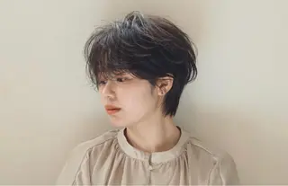 ショート パーマ 上福大翔 【美髪縮毛矯正】のヘアスタイル