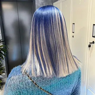 ロング カラー 🥀YUIHA🥀 テザインカラー♥のヘアスタイル