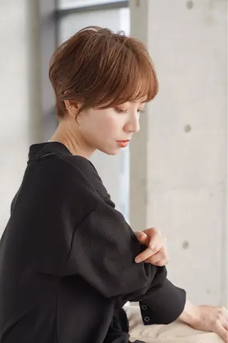 ショート カラー 🍋似合わせ✖️ ｼｮｰﾄﾍｱ🍋早田のヘアスタイル