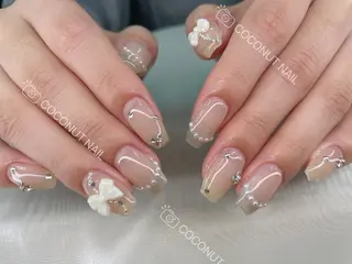 ネイル 神田 ココナッツのネイルデザイン
