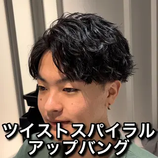 ショート パーマ メンズ EMANON池袋店所属・池袋メンズNo.1 増田リツヤのヘアスタイル