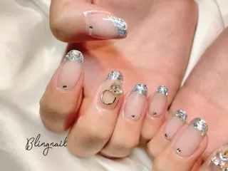 ネイル 23時まで❤︎韓国、 ワンホンネイルのネイルデザイン