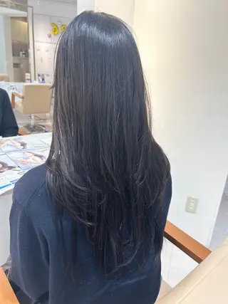 ロング ヘアーメイクウィル野田阪神店所属・Yuu/レイヤー/ ハイライト/髪質改善のヘアスタイル