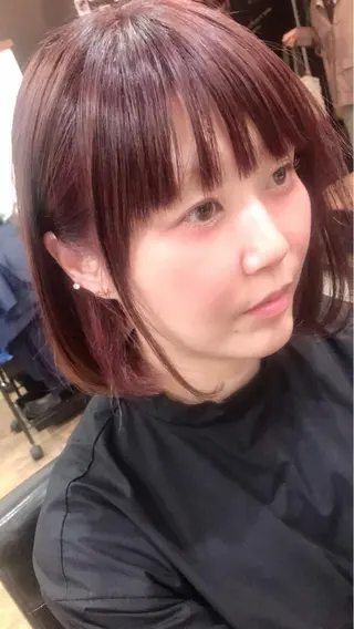 ミディアム カラー THREE所属・THREE 関根大のヘアスタイル