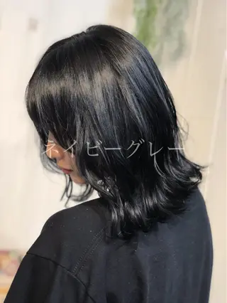 ミディアム カラー 縮毛矯正⭐️ TAKAHIROのヘアスタイル