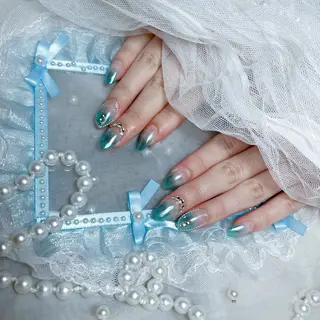 ネイル Yudia🩵 Yuiのネイルデザイン