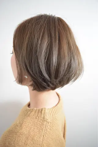 ショート ミディアム カラー パーマ 高橋 隆一のヘアスタイル