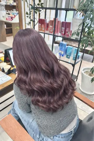 ロング カラー ブリーチ/レイヤー/ 透明感カラー/さくらのヘアスタイル