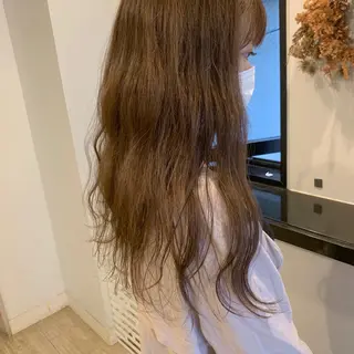 ロング カラー ヘアアレンジ 髪質改善period.所属・いしかわまい🎀 髪質改善特価サロンのヘアスタイル