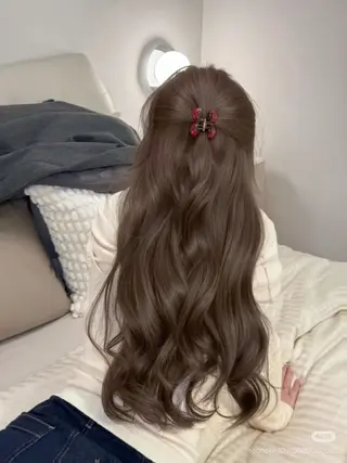 ロング カラー 透明感 カラーしゅうじのヘアスタイル