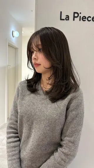 ミディアム 天王寺美容室/ アヤカのヘアスタイル