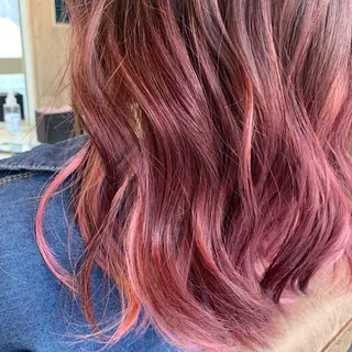 セミロング カラー 🌷L'oeuf 【ﾙﾌ】ホシカワ🌷のヘアスタイル