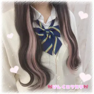 ロング カラー ヘアアレンジ ️🫧中島遼香🫧 Ess🪽髪質改善のヘアスタイル