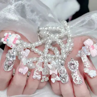 ネイル MoMoA Nail ネイル長さ出し専門店のネイルデザイン