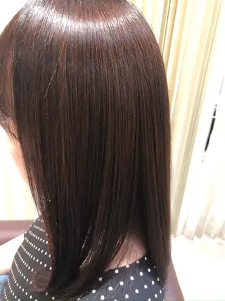 ミディアム 髪質改善/透明感 カラー/内藤有須加のヘアスタイル