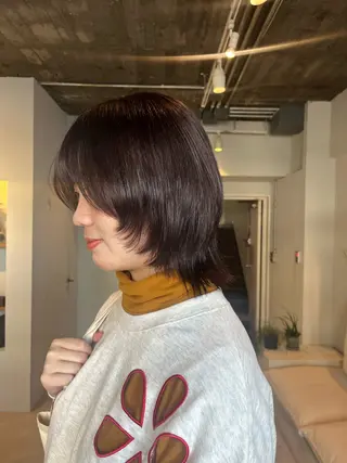 ミディアム スタジオノル パーマ🌀あやなのヘアスタイル