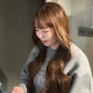 ロング カラー ANJU/本町肥後橋 /似合わせカラー💖のヘアスタイル
